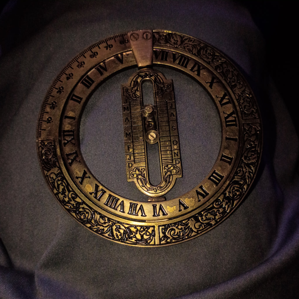 vintage 1987 Franklin Mint sundial