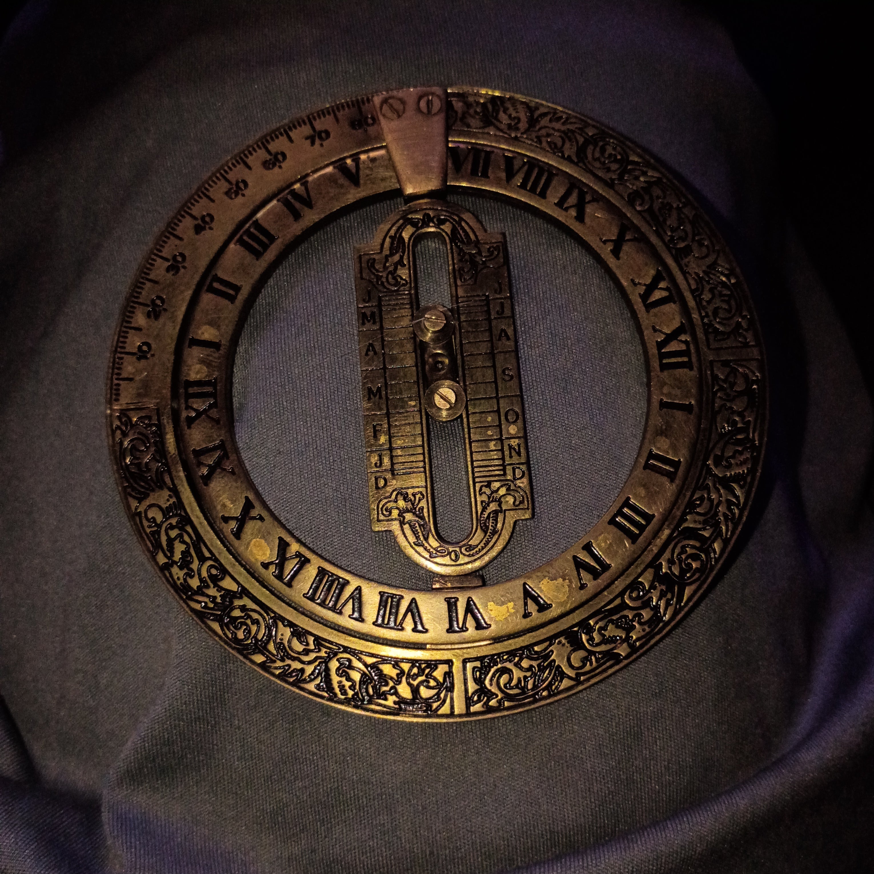 vintage 1987 Franklin Mint sundial