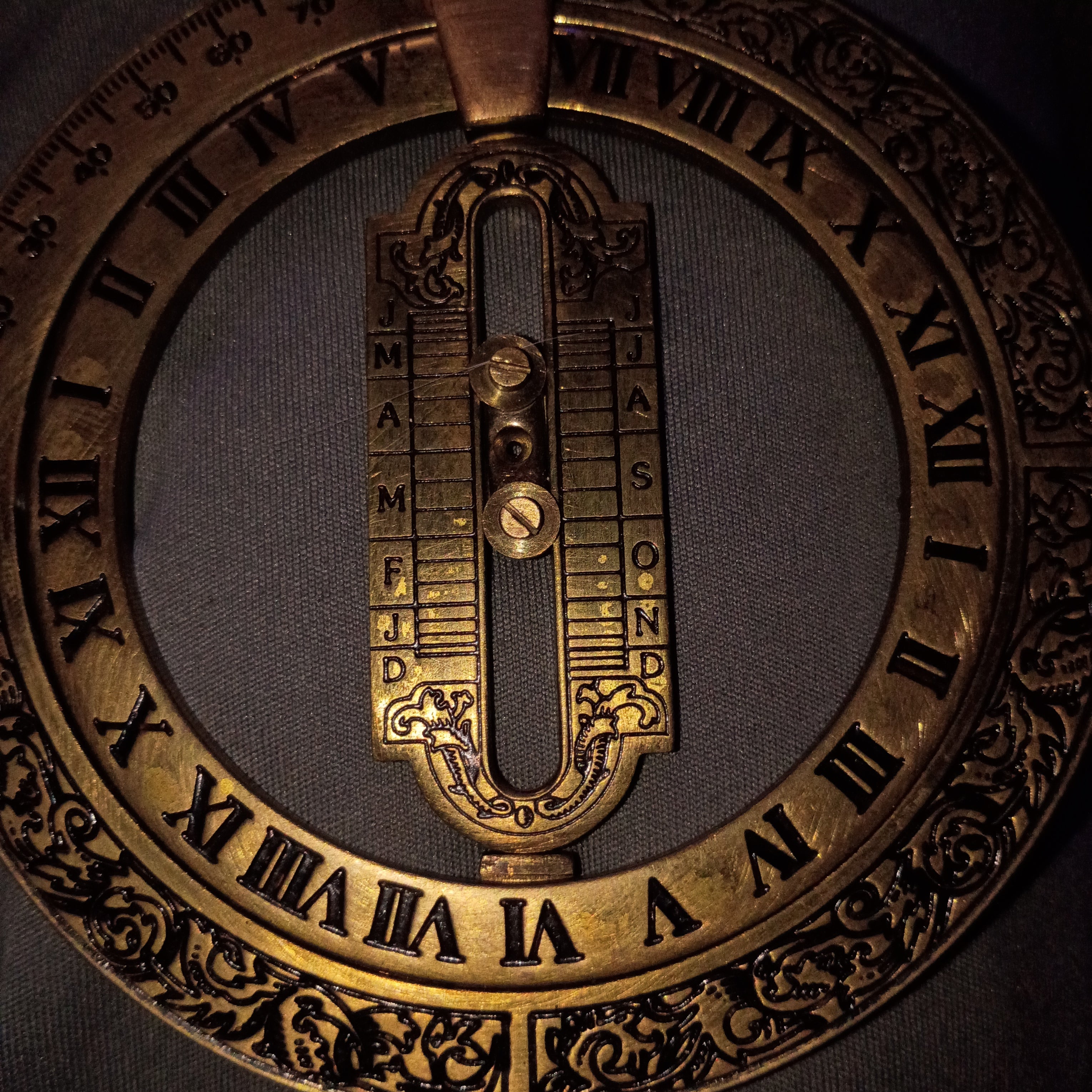 vintage 1987 Franklin Mint sundial
