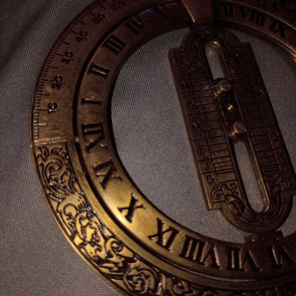 vintage 1987 Franklin Mint sundial